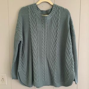 Natural Reflections cable knit sweater